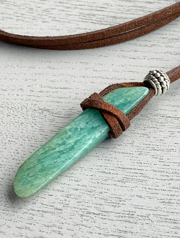 Long Amazonite Necklace