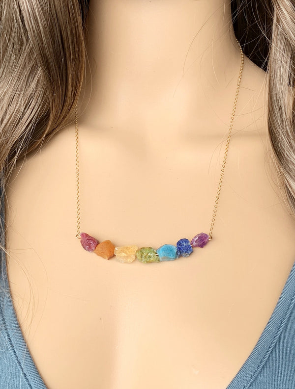 Chakra Crystal Necklace