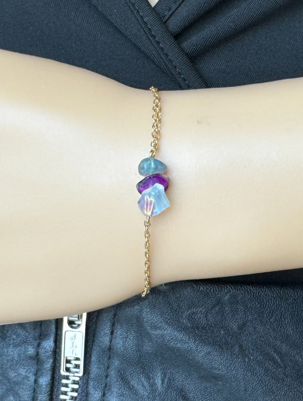 Rainbow Fluorite Bracelet