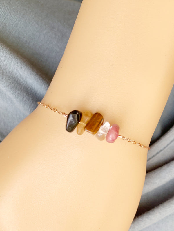 Gemini Crystal Anklet