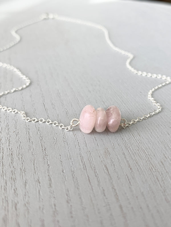 Kunzite Crystal Necklace