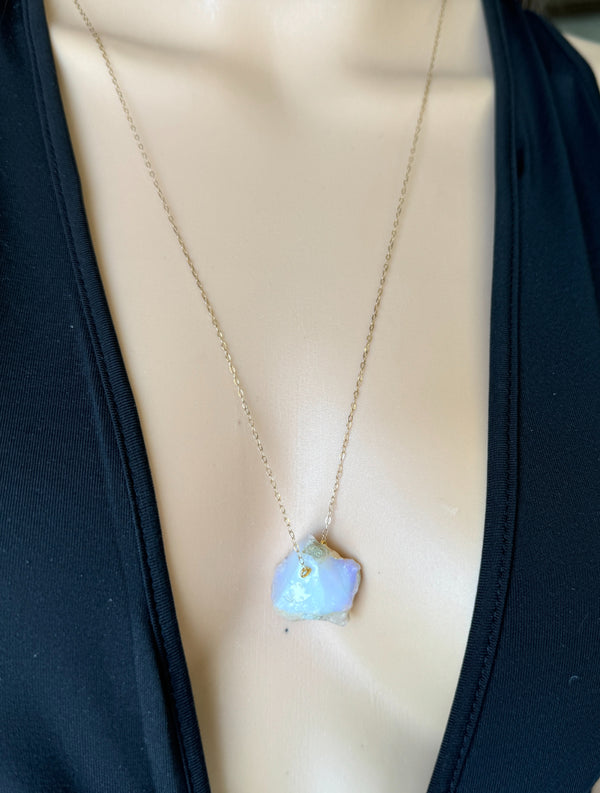 Rough Opal Necklace