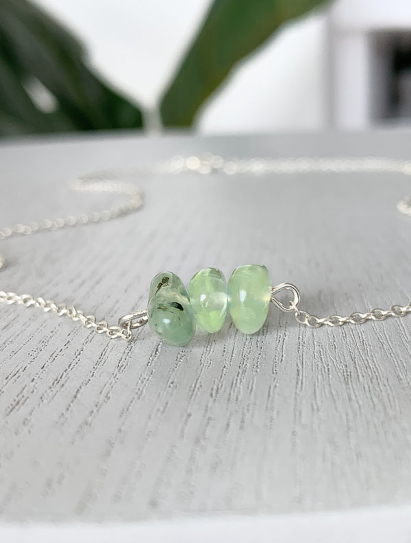 Prehnite Stone Necklace