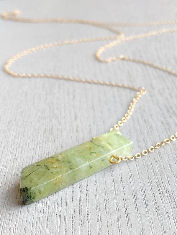 Prehnite Necklace