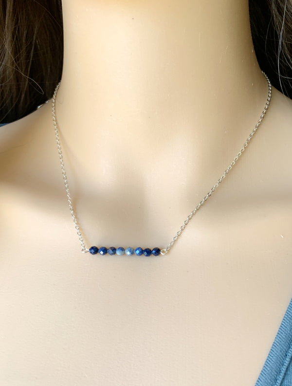 Raw Sapphire Necklace