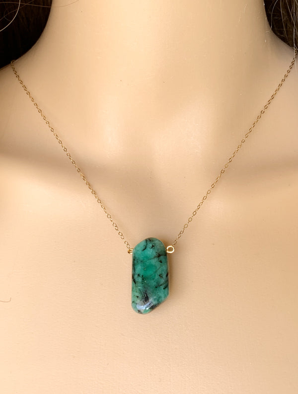 Genuine Emerald Necklace