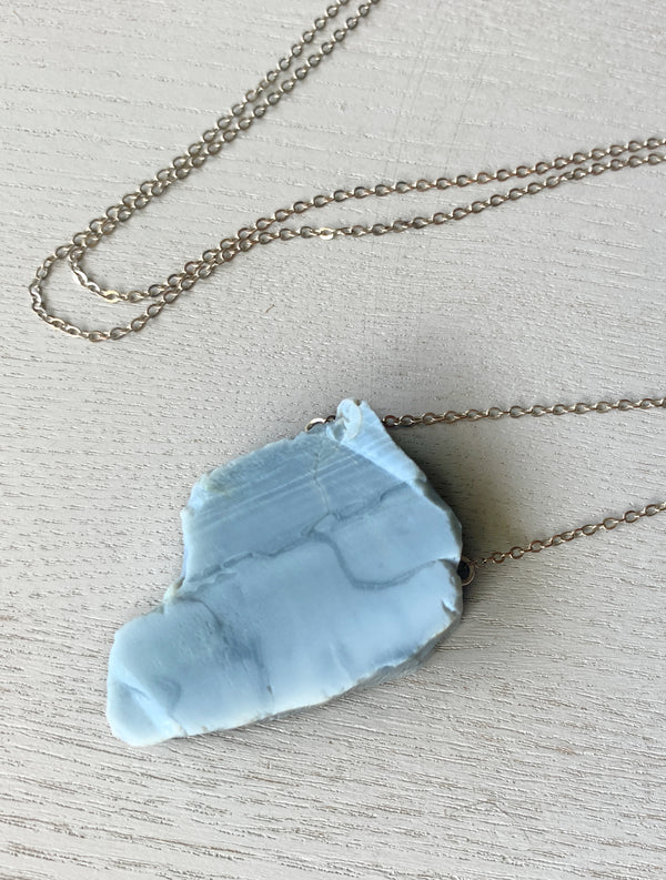 Blue Opal Necklace