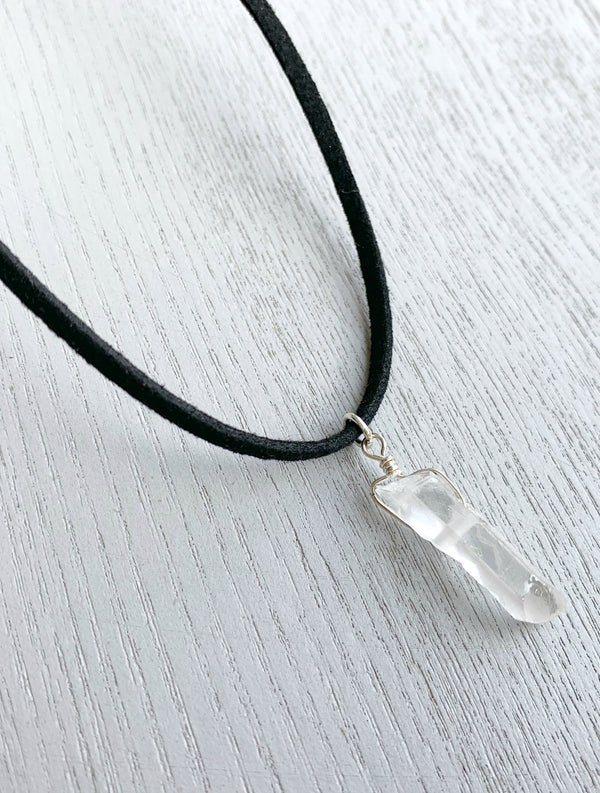 Raw Quartz Choker