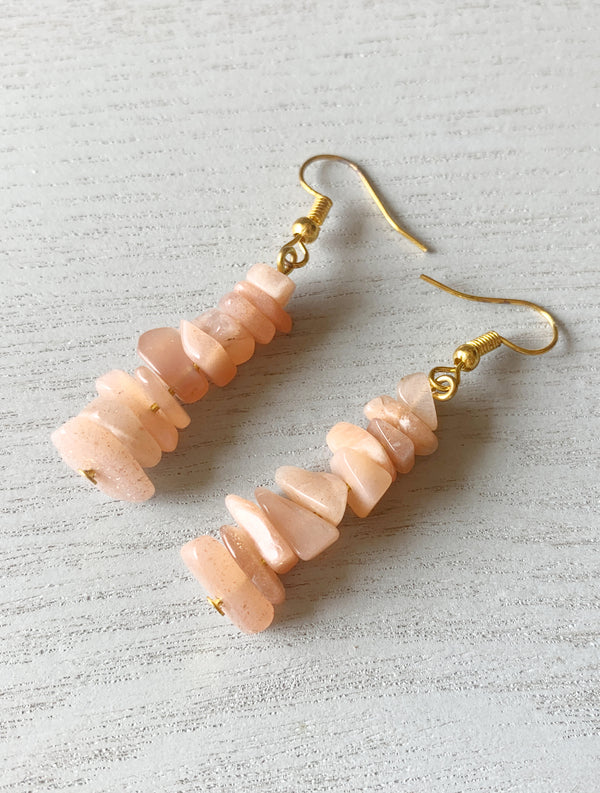 Sunstone Earrings